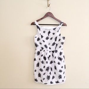 BB Dakota Cutout Sundress Watercolor Print Shift 8